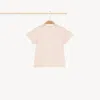 Chloé Embroidered Cotton Jersey T-shirt In Pink