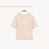 Chloé T-shirt Fille Rose Taille 12 100% Coton In Pink
