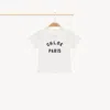 Chloé T-shirt À Logo Femme Blanc Taille 15-18 100% Coton In White
