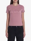 Chloé Pink Cotton Jersey Fitted T-shirt In Pink
