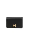 Chloé Medium Marcie Compact Wallet In Black
