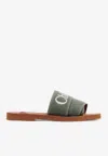 Chloé Woody Sandals In Green