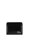 Chloé Logoed Card Horder In Black