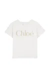 Chloé Logo-print T-shirt In White