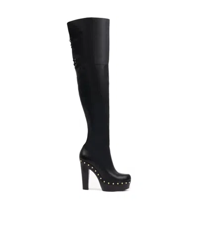 Chloé Lola Over-the-knee Boot In Black