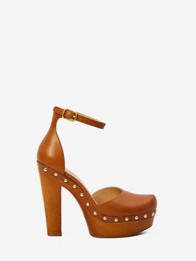 Chloé Lola Platform Pumps In Brown