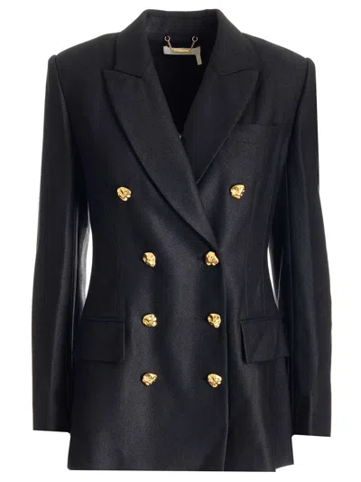 CHLOÉ LONG DOUBLE-BREASTED BLAZER