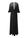 Chloé V-neck Dress In Black