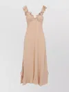 Chloé Ruffled Silk Maxi Dress