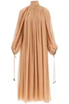 CHLOÉ LONG SILK GEORGETTE DRESS IN NINE