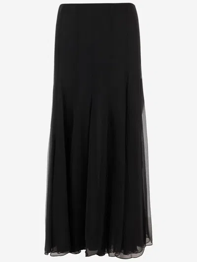 CHLOÉ CHLOÈ LONG SILK SKIRT