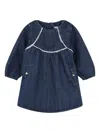 Chloé Dress And Tights Set (0-18 Months) In Blue