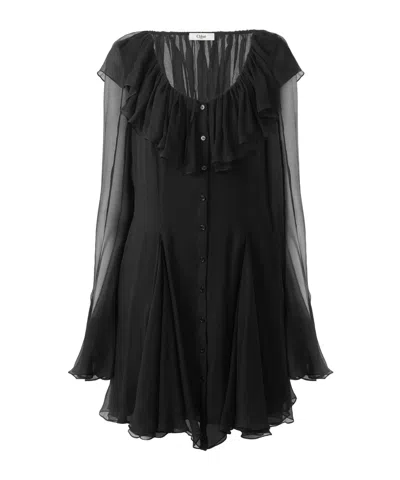 CHLOÉ LONG SLEEVE DRESS