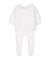 Chloé Long Sleeve Pajama Set In White