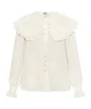 Chloé White Silk Shirt In Neutral