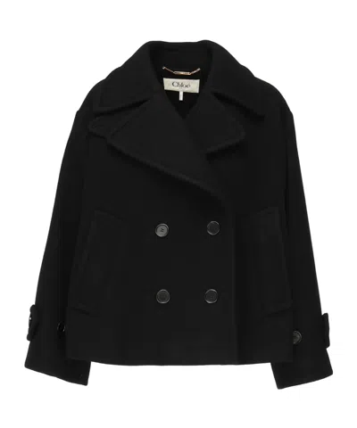 CHLOÉ LONG SLEEVE SHORT COAT