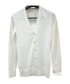 Chloé Long-sleeved Cardigan In White