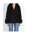 Chloé Long-sleeved Coat In Black
