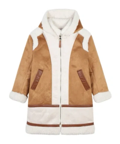 Chloé Long-sleeved Coat In Brown