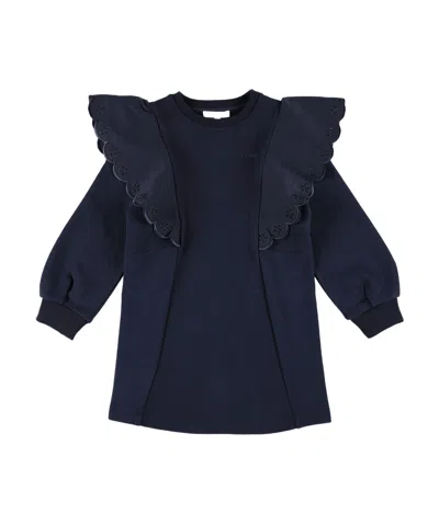 Chloé Long-sleeved Dress In Black