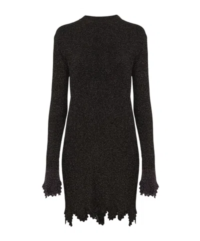 CHLOÉ CHLOÉ RIBBED-KNIT MINI DRESS