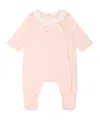 Chloé Long-sleeved Jumpsuit And Bib Set In Pink