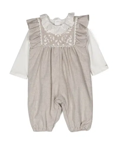 Chloé Long-sleeved Jumpsuit  Jumpsuit In Nude