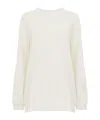 Chloé Long-sleeved Loose T-shirt In White