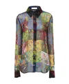 Chloé Long-sleeved Printed Shirt In Multicolor