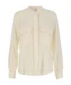Chloé Pokets Classic Turtle Neck Shirt Clothing In Nude