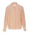 Chloé Long-sleeved Shirt In Nude