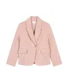 Chloé Long-sleeved Suit Coat In Pink