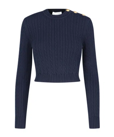 CHLOÉ CHLOÉ BUTTONED-DETAIL KNITTED JUMPER