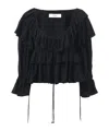 Chloé Long-sleeved Top In Black