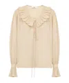 Chloé Cotton Shirt In Neutral