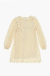 Chloé Long Sleeves Embroidery Dress