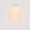 Chloé Long Sleeves T-shirt In Honey Pink