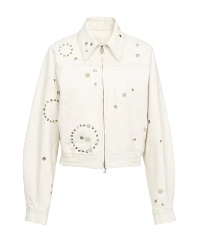 Chloé Long-sleeved Jacket In White