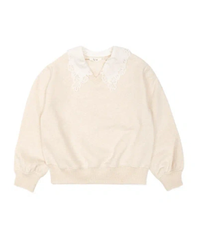 Chloé Kids' Long-sleeved Knitwear In Neutral