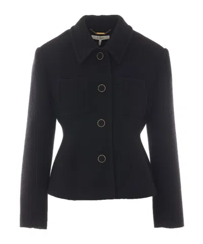 Chloé Long-sleeved Suit Jacket In Black