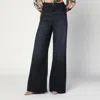 Chloé Straight Leg Trousers High Waist In Black