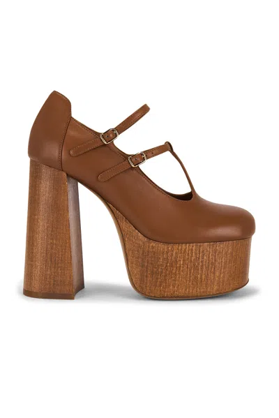 Chloé Loti Platform Heel In Brown
