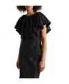 Chloé Lotus Leaf Blouse In Black