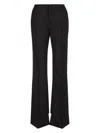 Chloé Low-waisted Tailored Trousers In Black