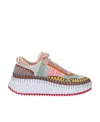Chloé Multicolor Nama Sneakers In Multicolor