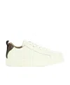 Chloé Lauren Logo Pull-tab Sneakers In White