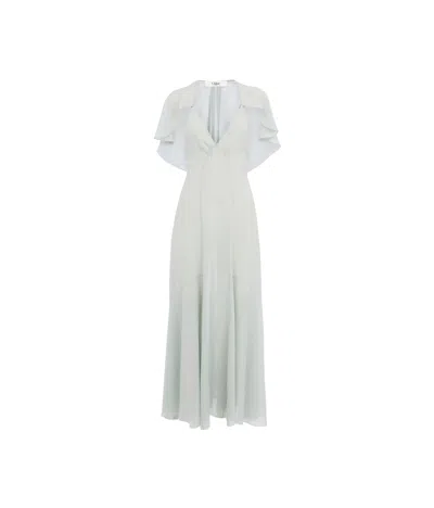 Chloé Low-neck Dress In White