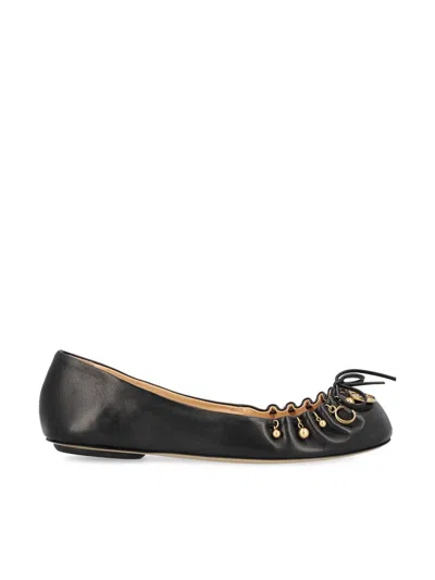 Chloé Low Shoes In Black