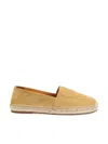 Chloé Isla Logo-embossed Suede Espadrilles In Dune Brown