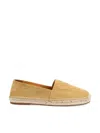 Chloé Isla Logo-embossed Suede Espadrilles In Dune Brown